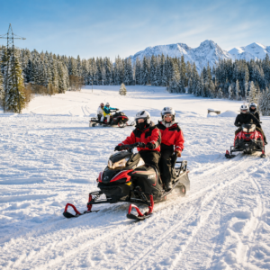 Krakow: Tatra Mountains Snowmobiles, Zakopane & Thermal Baths